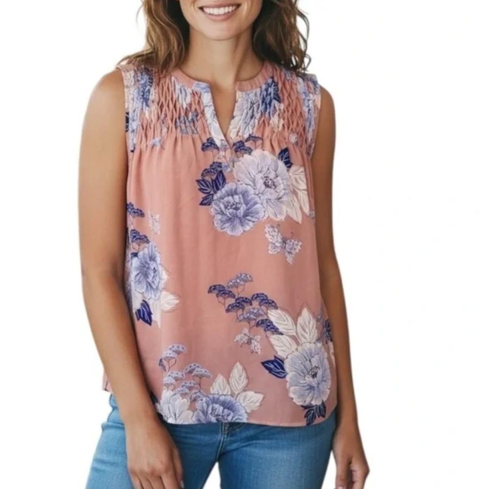 Daniel Rainn Mauve and Lavender Top